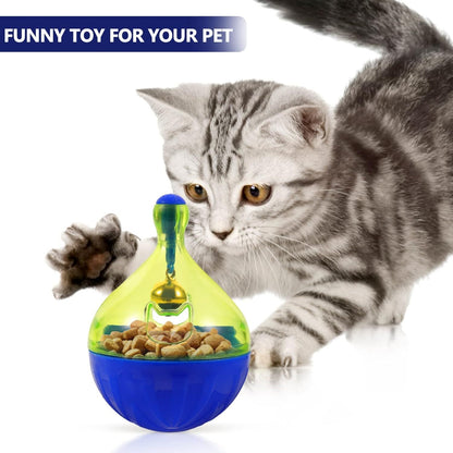 Interactive Pet Treat Dispensing Ball – Puzzle Feeder Toy for Dogs & Cats