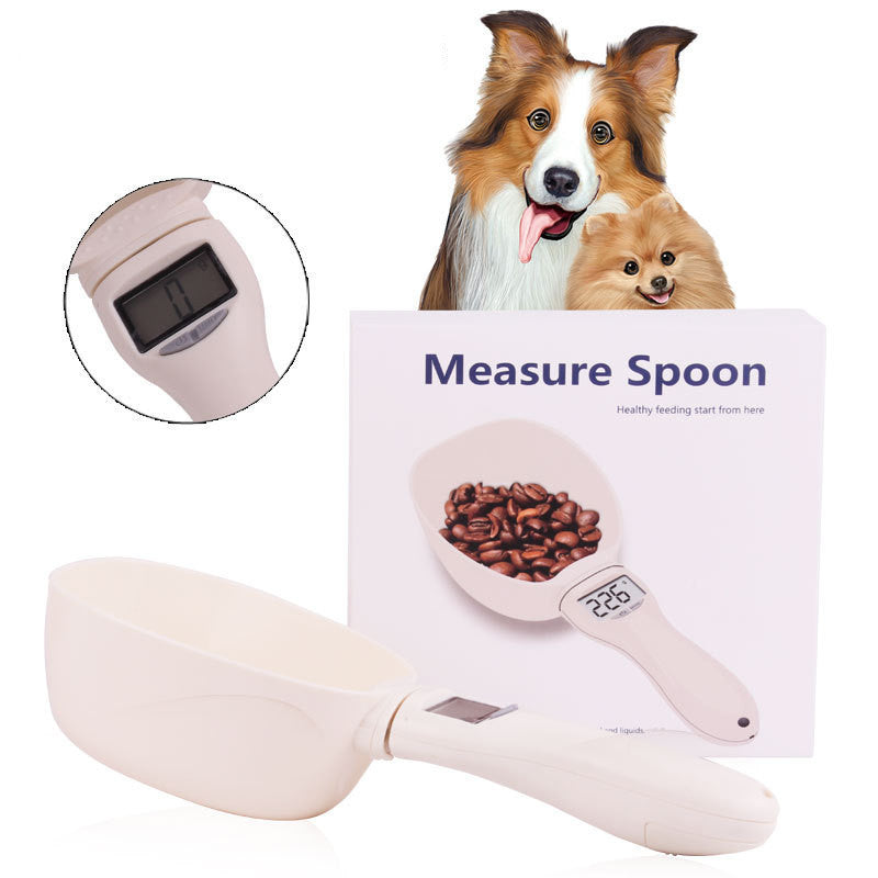 Smart Weighing Pet Food Scoop – Digital Measuring Spoon for Accurate Feeding
