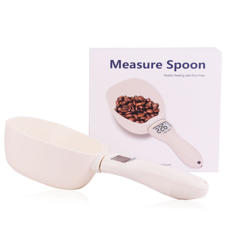 Smart Weighing Pet Food Scoop – Digital Measuring Spoon for Accurate Feeding