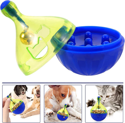 Interactive Pet Treat Dispensing Ball – Puzzle Feeder Toy for Dogs & Cats