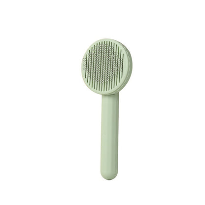 Stainless Steel Pet Grooming Comb & Hair-Removal Brush