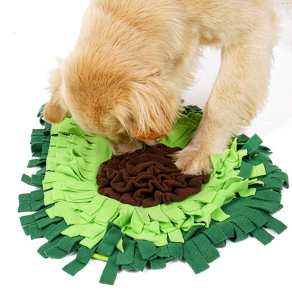 Interactive Dog Snuffle Mat – Puzzle Feeding Toy & Training Blanket for Mental Stimulation