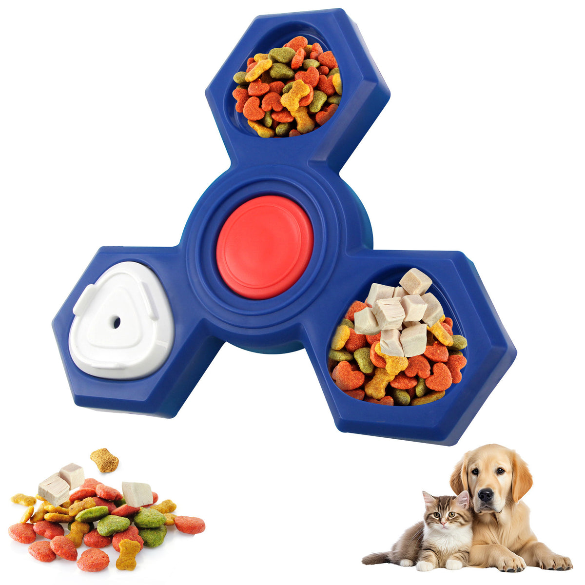 BrainyBites Treat Puzzle – Interactive Slow Feeder for Dogs