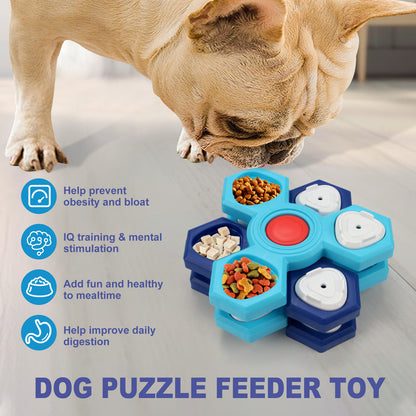 BrainyBites Treat Puzzle – Interactive Slow Feeder for Dogs