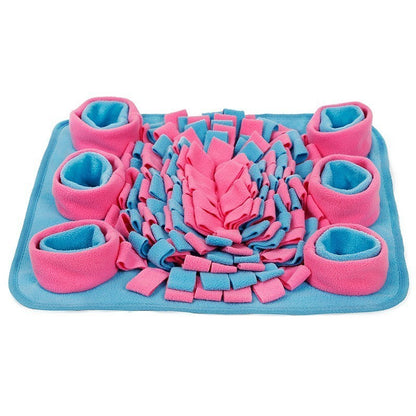Interactive Dog Snuffle Mat – Puzzle Feeding Toy & Training Blanket for Mental Stimulation